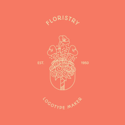 Floral Logo Maker for a Florist