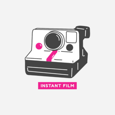 Phone Grip Maker with a Polaroid Camera 676b