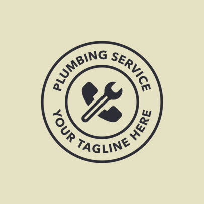 Logo Maker for a Plumbing Service Company