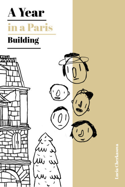 Book Cover with Hand-Drawn Graphics 529a