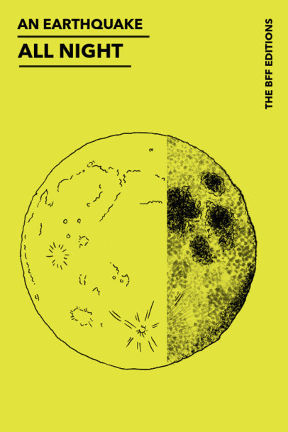 Moon Graphics Book Cover Template for Poetry