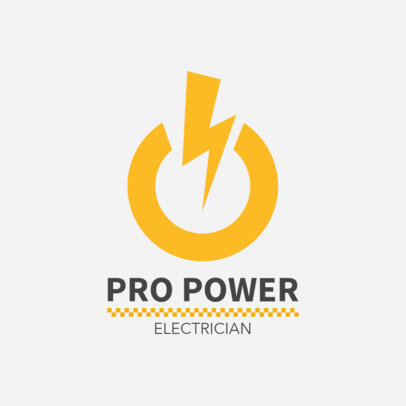 Logo Maker for an Electrician