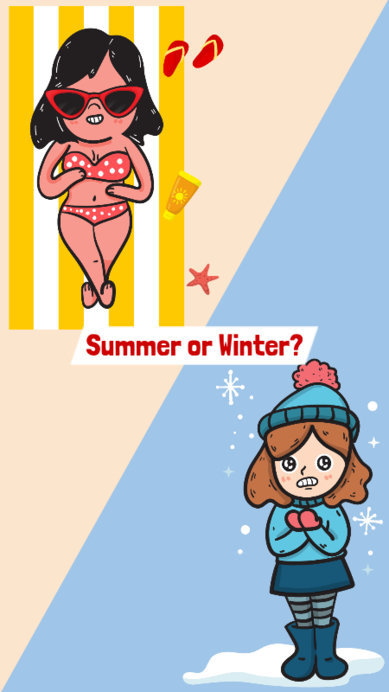 Summer or Winter Insta Story Template