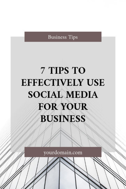 Pinterest Post Template for Social Media Posting Tips 659d