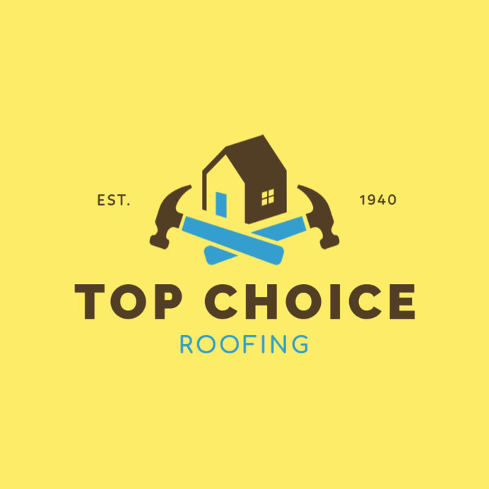 Roof Renovators Logo Design Template 