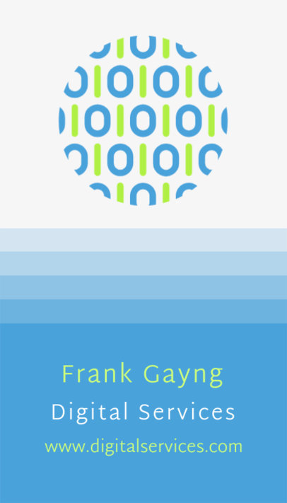 Professional Business Card Maker for Digital Services