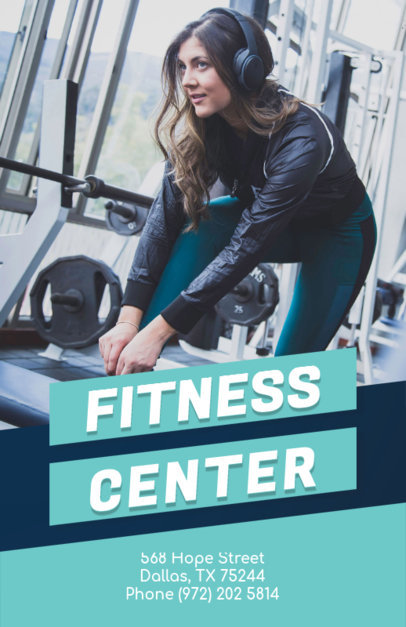 Flyer Maker for a Fitness Center