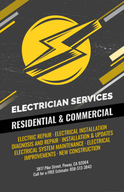 Electrician Flyer Template
