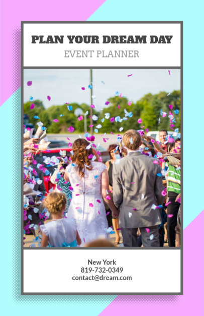 Event Planner Flyer Maker with Party Graphics