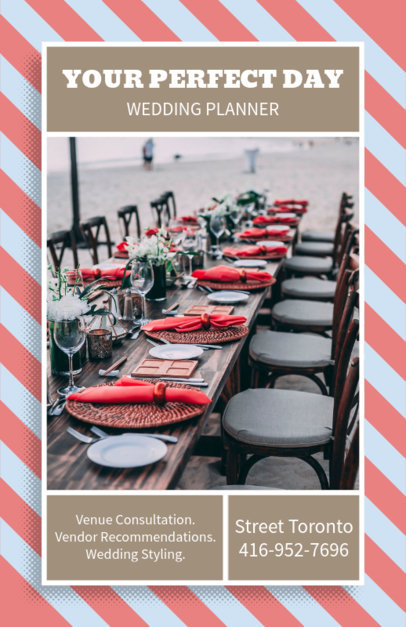 Flyer Template for Wedding Planners 