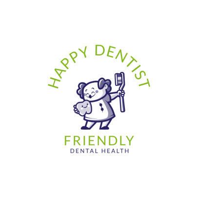 Dental Health Logo Maker with Happy Graphics