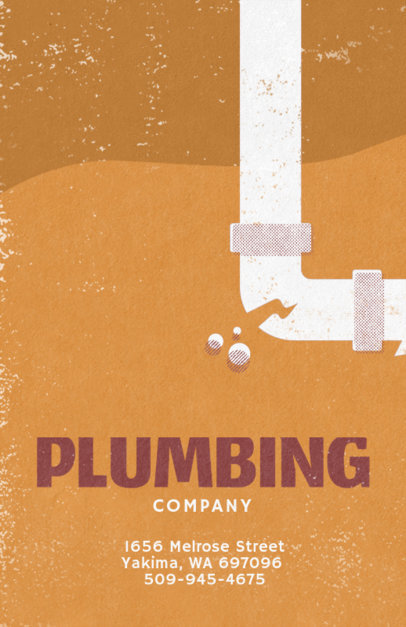Plumbing Company Flyer Creator 710a