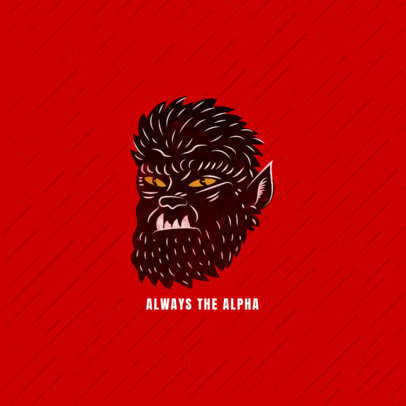 Werewolf Phone Grip Design Generator 822d