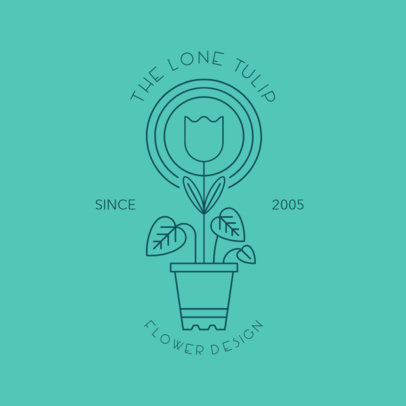 Flower Design Logo Generator