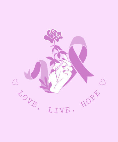 T-Shirt Design Maker for Breast Cancer Support