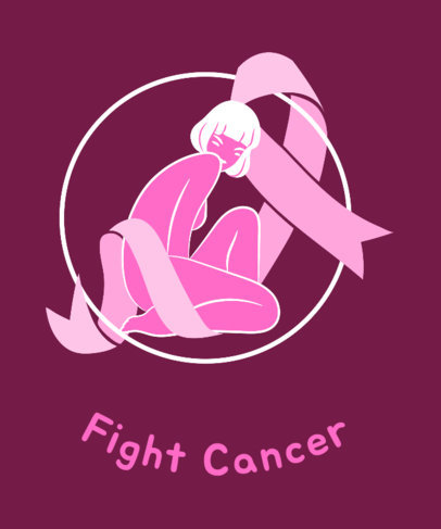 Breast Cancer Support T-Shirt Design Maker