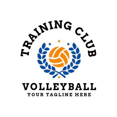 Sports Logo Maker for a Volleyball Team