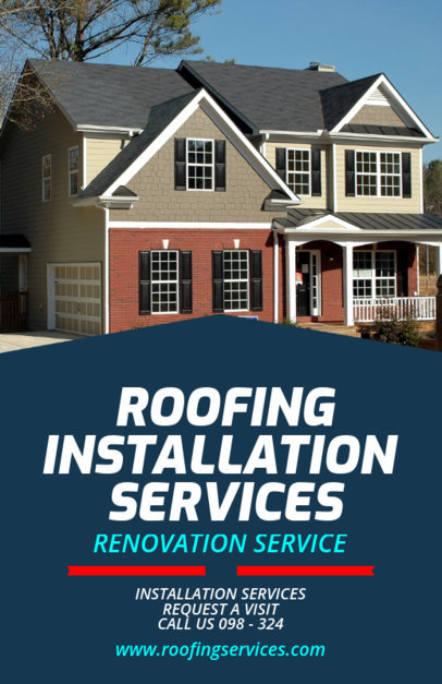 Roofing Installation Services Flyer Maker 708a