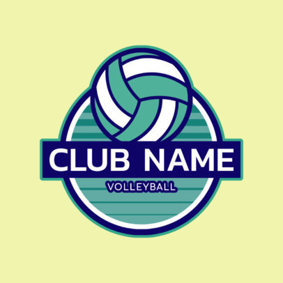 Simple Logo Maker for Volleyball Clubs