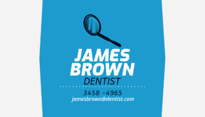 Business Card Maker to Design Dentist Cards 558a