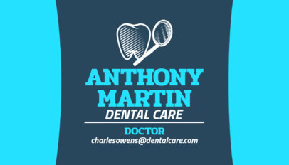 Medical Business Card Maker for Dentists 558b