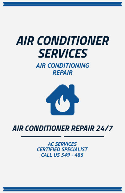 AC Repair Services Flyer Generator 730b
