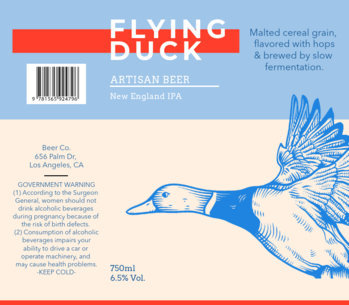 Artisan Beer Label Template 763a