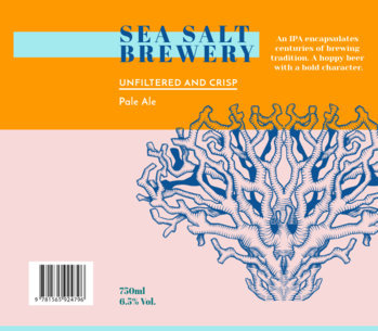 Beer Laber Maker for a Pale Ale Beer 763c