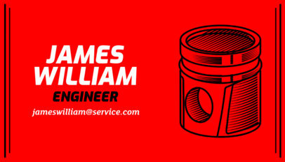 Automotive Engineer Business Card Maker