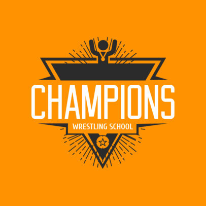 Wrestling School Logo Maker
