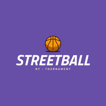 Street Basketball Logo Maker