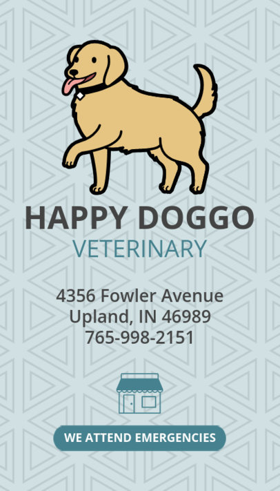 Pet Care Business Card Maker 184e 