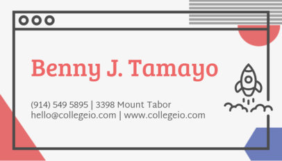 Customizable Business Card Maker for Startups