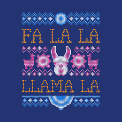 Cheerful Ugly Xmas Sweater Design Creator  652j