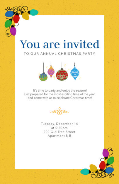 Christmas Party Flyer Template