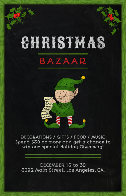 Christmas Bazaar Flyer Template