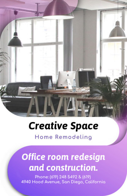 Creative Home Remodeling Flyer Template 732a