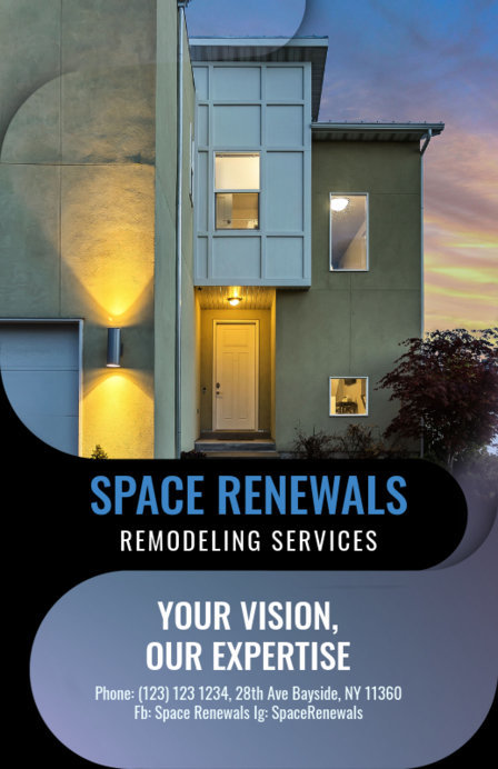 Space Renewals Flyer Template