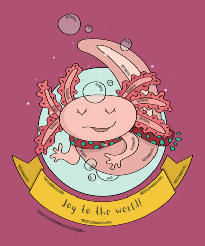 Christmas Tee Design Creator with Animal Graphics 