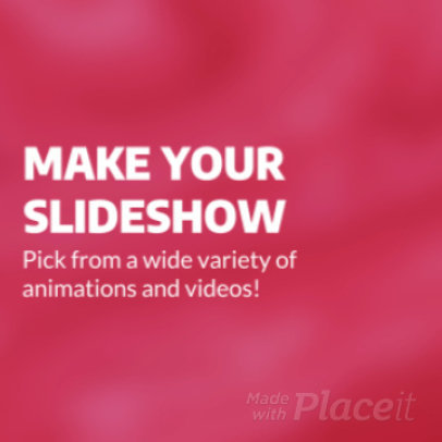 Modern Slideshow Video Maker for Instagram