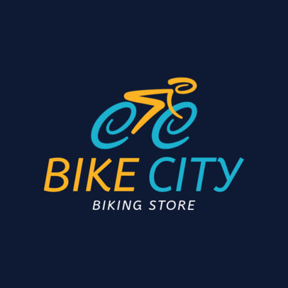 Cycling Logo Maker for a Biking Store