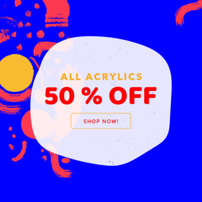 Ad Maker for Art Supplies Shop 540b