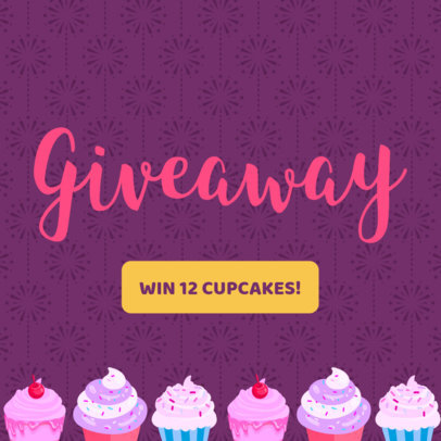 Online Banner Maker for a Bakery Giveaway