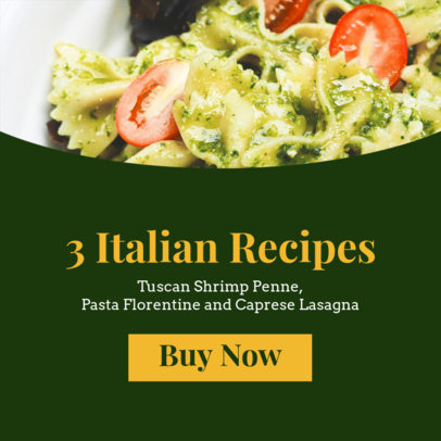 Banner Maker for Italian Recipes 