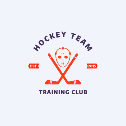 Hockey Team Training Club Logo Creator