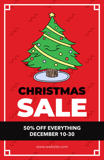 Holiday Flyer Maker for a Christmas Sale with Big Discounts