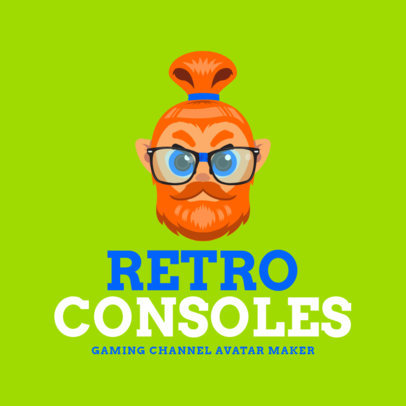 Gaming Logo Creator with Hipster Avatar