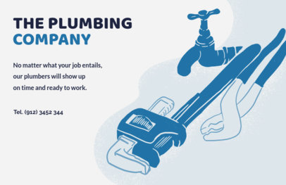 Horizontal Plumbing Flyer Maker for Plumbing Companies 716b