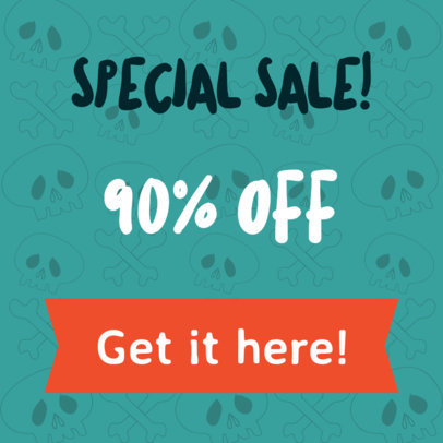Banner Maker for Special Halloween Sales 