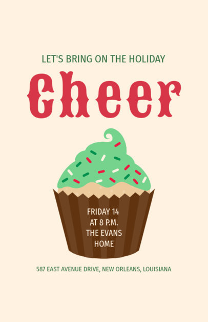 Holiday Flyer Template for Christmas Party